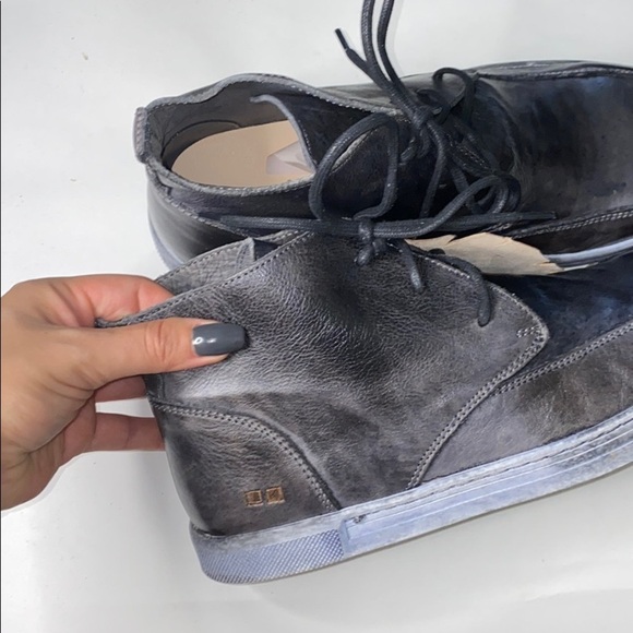 Bed|Stu Graphito Men’s Dip Dye Black Chukka Boots main image 4